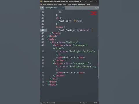 Buttons | HTML CSS - YouTube
