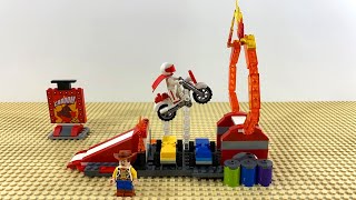 How To Build Lego Disney Pixar Toy Story 4 Duke Cabooms Stunt Show | Lego Empire Stopmotion Build