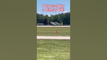 A P51 replica with Chevy V8. Does that sound badass or what?!