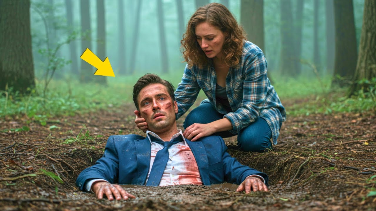 A Single Mother Saved a Millionaire Buried Alive in the Woods—But What He Whispered Left Them Both…