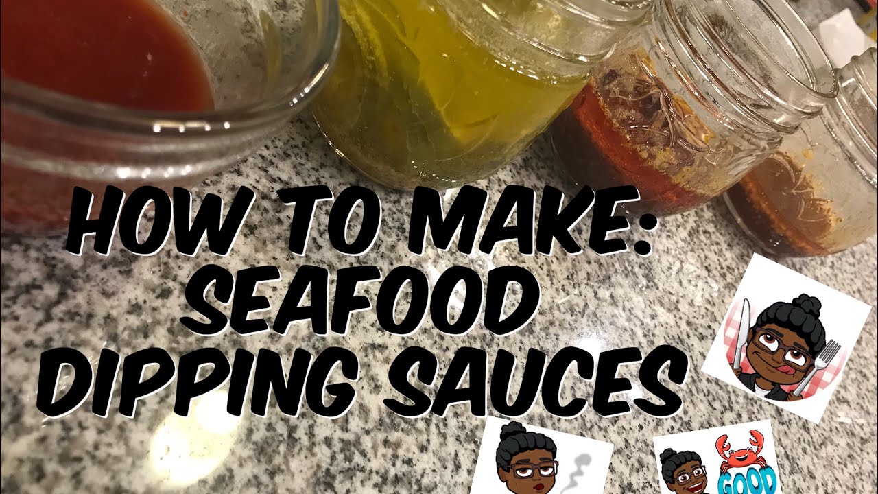 How to make Seafood Dipping Sauces for your Seafood Boil Feast MUKBANG