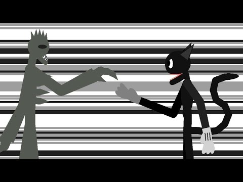 Fetid King VS Cartoon Cat (Trevor Henderson's Creations Battle) 