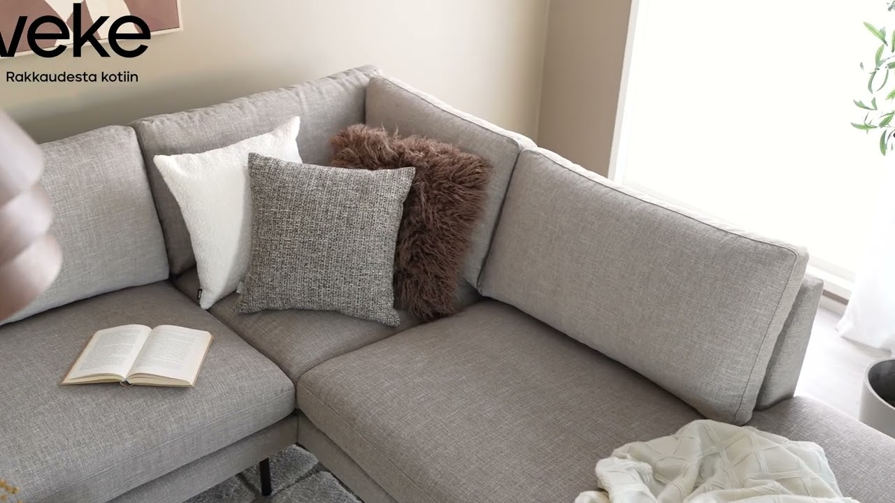 Moderni Scandic Copenhagen avokulmasohva on laadukas ja näyttävä valinta | Veke.fi
