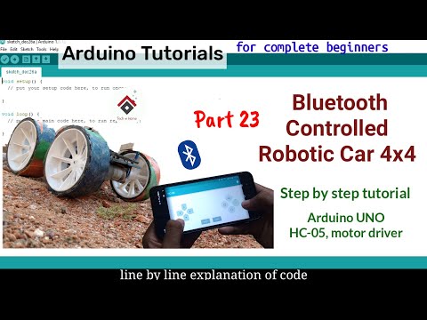 How to make Bluetooth controlled Car using Arduino & HC05 Bluetooth module | Control with your phone