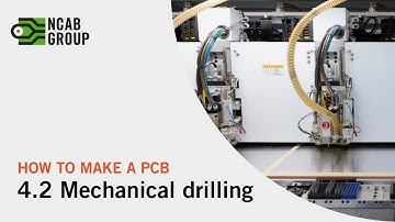Mechanical drilling | How to make a PCB step 4.2
