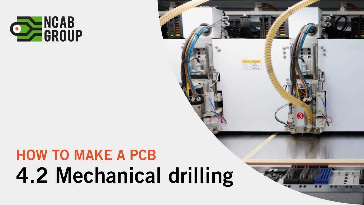 Mechanical drilling | How to make a PCB step 4.2
