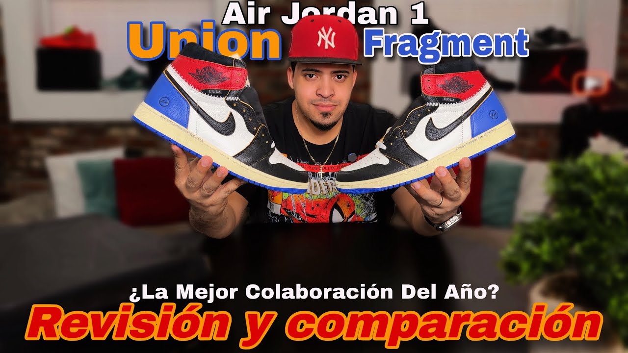 Jordan 1 Union X Fragment “Varsity Red/Sport Royal” - Early Reseña y Comparación (Español) 