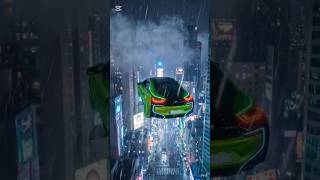 Neon Ascend — BMW Cyber Flight Through the Rain City
