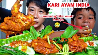 KARI AYAM INDIA .RESEP DINART.DEAN NAFSU BANGET SAMPAI MELER 😂