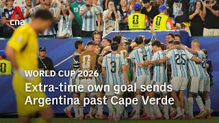 World Cup 2026: Extra-time own goal sends Argentina past Cape Verde screenshot 2