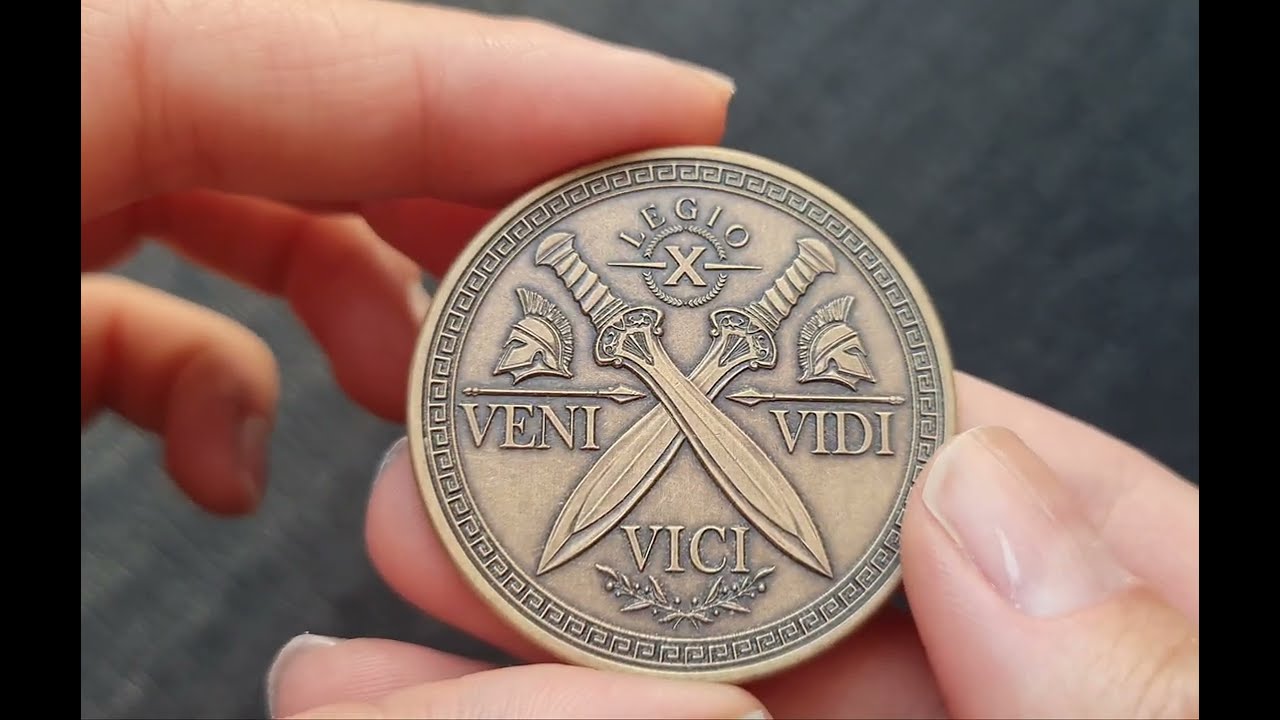 Veni Vidi Vici Coin, EDC Reminder Coins