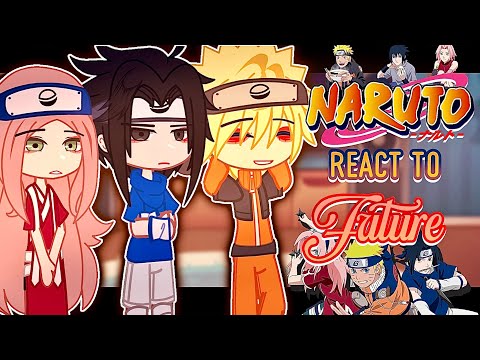Past Naruto react to Future Naruto || Gacha Club || Naruto Boruto Gacha React || Gacha Reaction