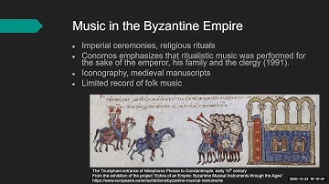 Cenk Güray&Nevin Şahin, Understanding Byzantine Music, 23.12.2020, BAA