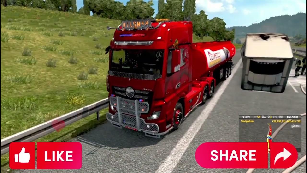MercedesBenz Actros CEYPETCO Oil Delivery Euro Truck Simulator 2