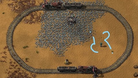 Estaciones de tren, como hacerlas de 4 maneras distintas - Tutorial Factorio Español