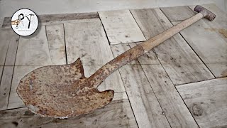 Rusty Shovel Restoration|Construction Tool Restoration