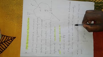 The Equation of Equilibrium(Continuum Mechanics)