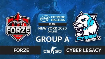 CS:GO - forZe vs. Cyber Legacy [Dust2] Map 3 - IEM New York 2020 - Group A - CIS
