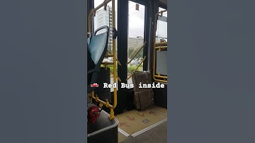 Red Bus inside look 😇 #redbus #karachi #pakistan #shorts