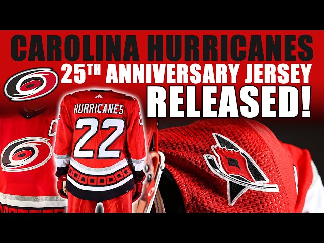 CAROLINA HURRICANES 25TH ANNIVERSARY PATCH SET TWO (2 ) JERSEY STYLE  STANLEY CUP