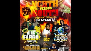 King Fargo Vs Mak 10 Sound | North Vs South Sound Clash | Atlanta | 20 April 2024 #soundclash