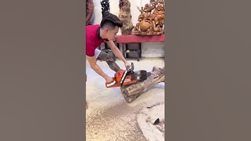 Nghệ Thuật Điêu Khắc Tượng Gỗ: Tượng Di Lặc | Đồ Gỗ Mạnh Sơn #shorts