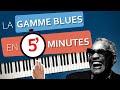 Comment jouer la gamme blues en 5 minutes au piano