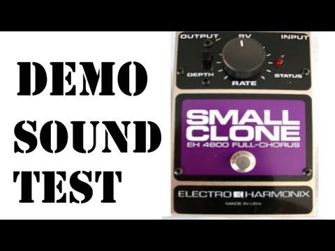 Electro Harmonix Small Clone - sound test / possibilities