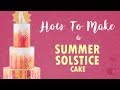 Summer Solstice Wedding Cake Tutorial | How To | Cherry School
