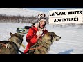 How I Went Dog Sledding in the ARCTIC CIRCLE - Lapland Road Trip Finland - Kilpisjarvi Snow Mobile