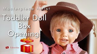 🎁❤️ BOX OPENING! Masterpiece Artist Luis TODDLER DOLL by Ashton Drake Galleries!