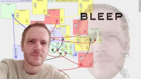 "bleep" synthesizer/sequencer prototype demo