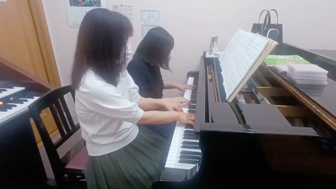 生徒さんと連弾／美女と野獣