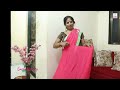 Aunty saree wearing style tamill | Single pin saree draping | Saree pleating tricks sneha beauty