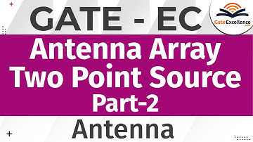 Antenna Array Two Point Source Part 2 | Antenna | GATE EC
