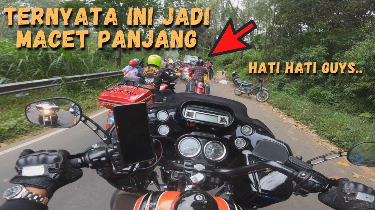 ADA HAL GA MENGENAKAN SAAT MELINTASI PUJON.. HATI HATI GUYS | TOURING NAIK ROADGLIDE