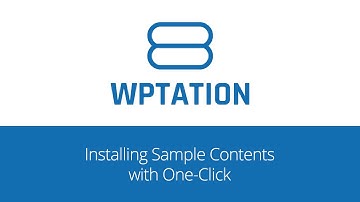 Envision WordPress Theme: Installing Sample Contents with One-Click