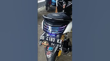 custom lampu stop jpa sipit dan lampu rgb android control HP