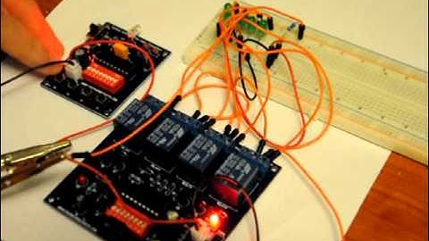 Infrared Transmitter and Receiver Boards With 8-BIT encoder/decoder