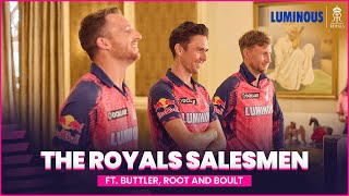 The Royals Salesmen Ft. Buttler, Root and Boult | S.03 Ep.1 | Powered by Luminous| Rajasthan Royals