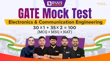 GATE 2023 Electronics & Communication Engineering LIVE Mock Test | GATE ECE Mock Test | BYJU