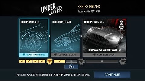 NfS: No Limits - Aston Martin DB11 AMR Day5 complete