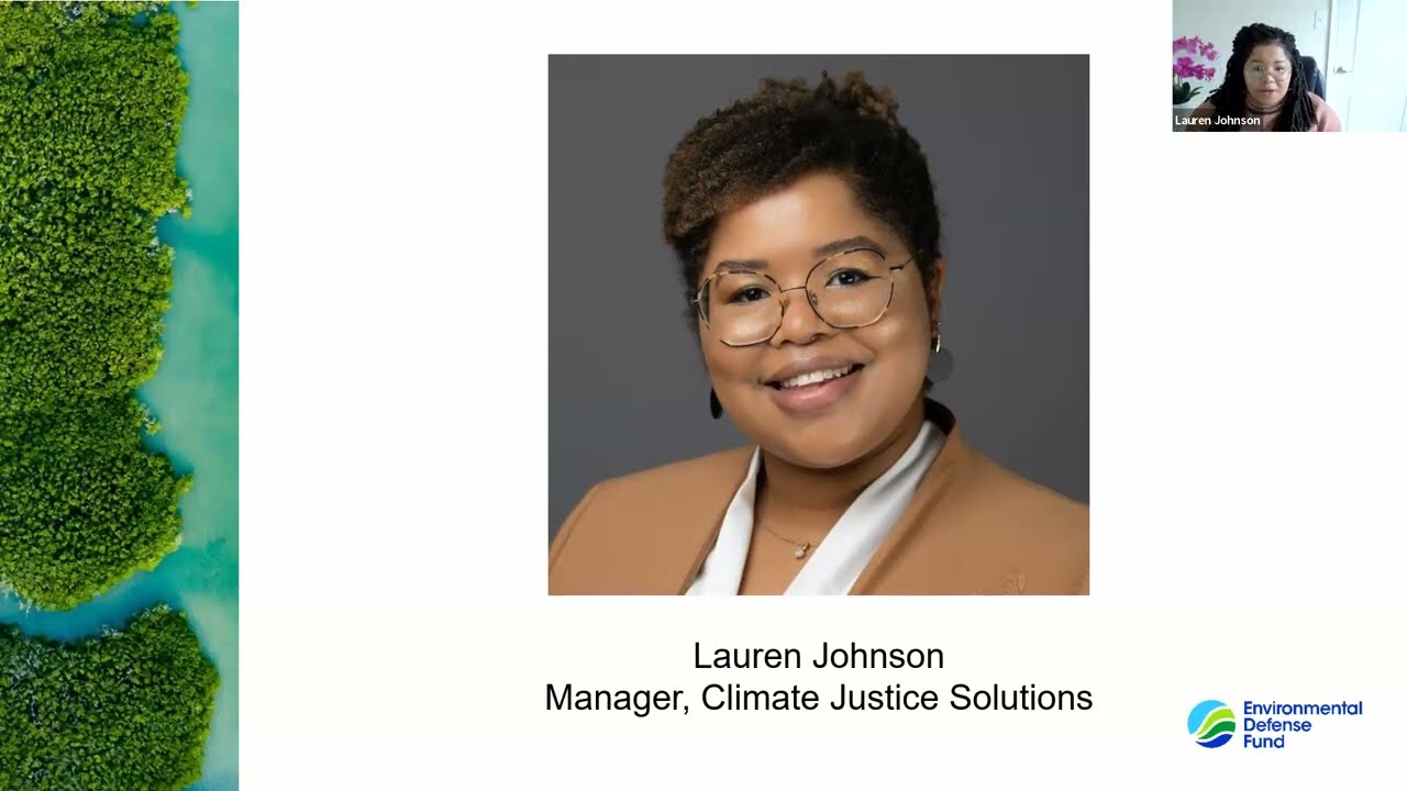 Building Greater Baltimore Momentum Web Series ft. Lauren Johnson of the Environmental Defense Fund