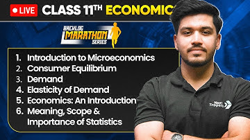 Class 11 Economics Backlog Marathon Series | Complete Chapter Revision | CBSE Session 2025-26