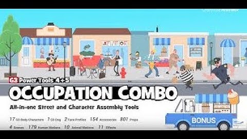 CrazyTalk Animator 3 - G3 Occupation Combo