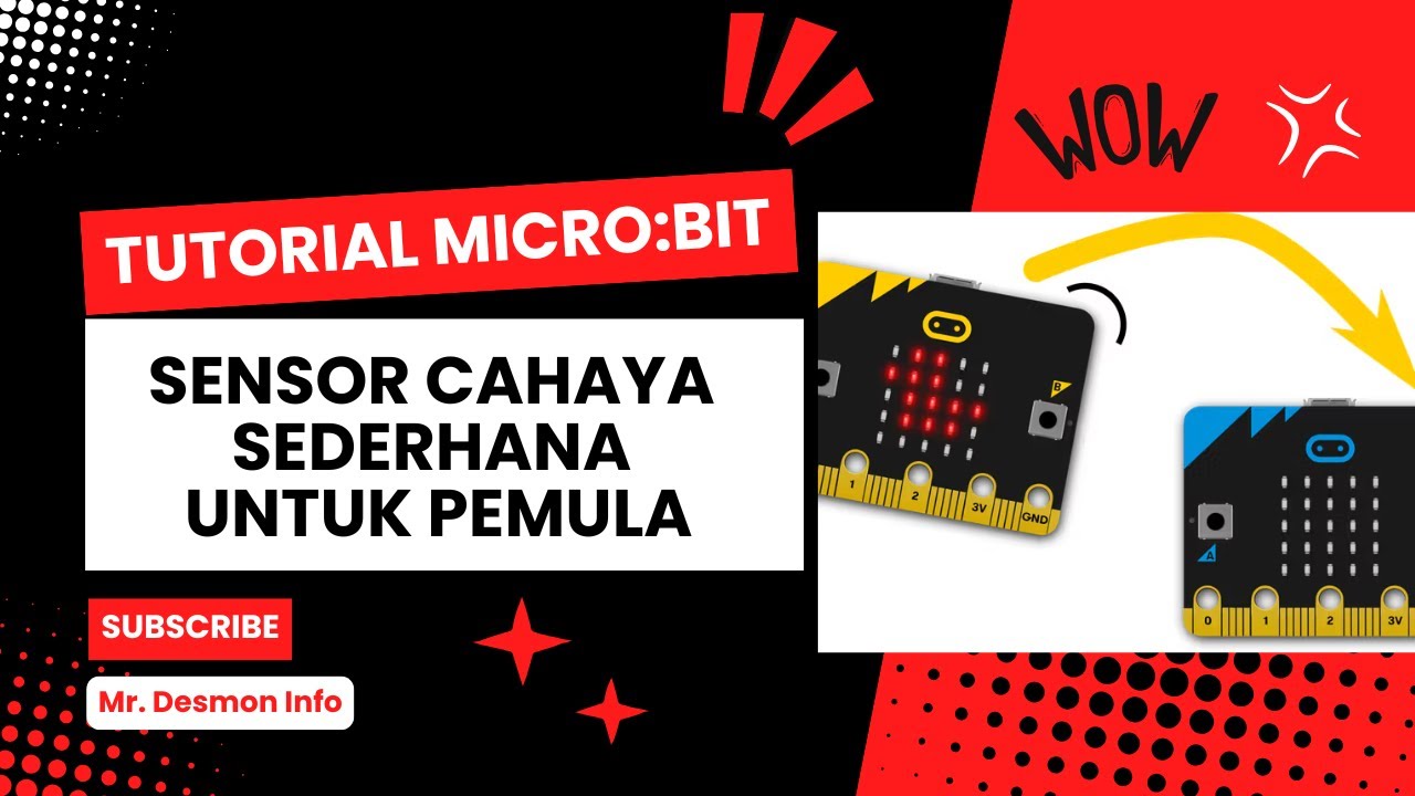 Tutorial Microbit : Sensor Cahaya Sederhana untuk Pemula - YouTube