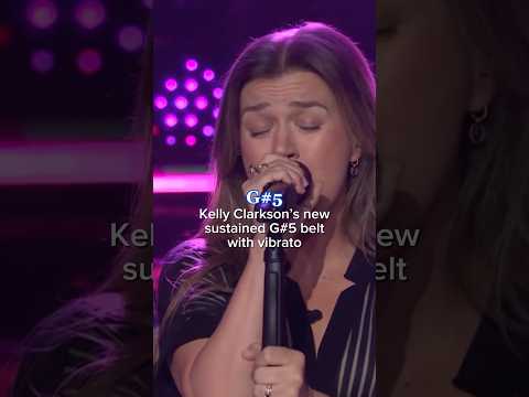 Kelly Clarkson New Sustained G 5 Belt Arianagrande Highnote Kellyclarkson Range Vocals