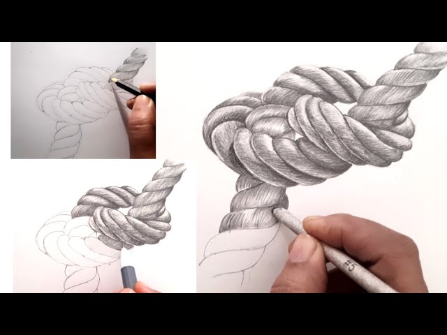 How to Draw a Knot (Rope) 