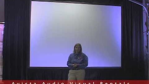 7x10 Fastfold Projection Screen Overview - Avista LA