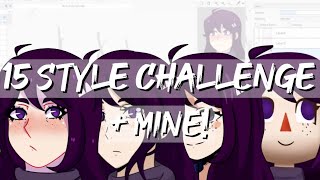 15 Style Challenge (Speedpaint) BNHA, Animal Crossing, + More!